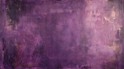 Abstract art features various shades of purple with dark elements