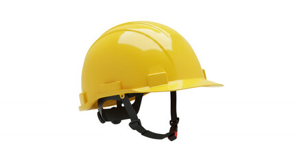yellow work helmet transparent background