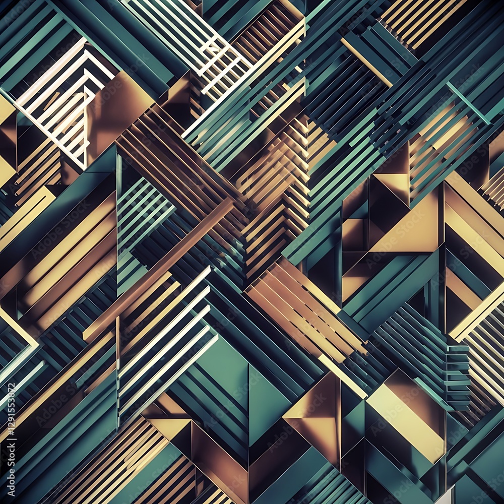Poster abstract line and triangle background creative geometric abstract backdrop business template for wal