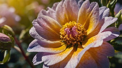 Soft Hues and Vibrant Center: Nature's Artistry