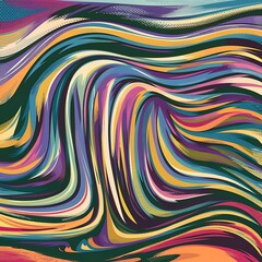 Abstract background with wavy pattern vector illustration eps 10