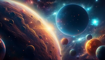 Obraz premium planet in space