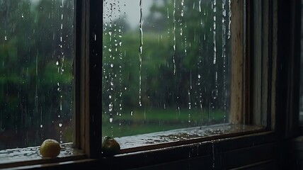 Raindrops and Calm Moments: A Still Life