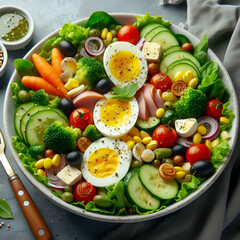 fresh vegetable salad