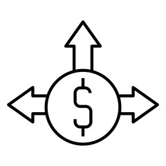 investment choice vector icon
