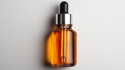 Fototapeta premium Elegant Dropper Bottle with Skincare Serum 