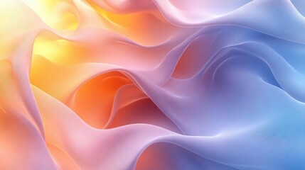 Obraz premium Abstract Flowing Fabric Texture With Vibrant Colors