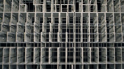 metal grid background with grid