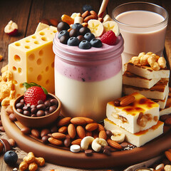 muesli with berries