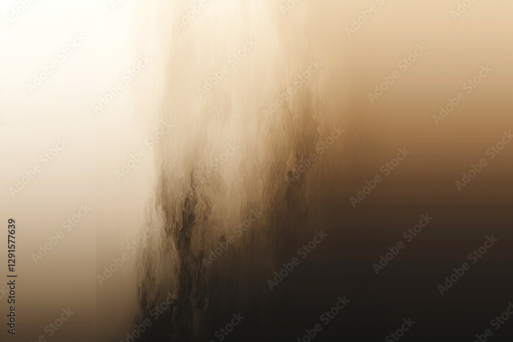 Poster abstract image with warm, muted tones blending seamlessly to create an ethereal atmosphere.