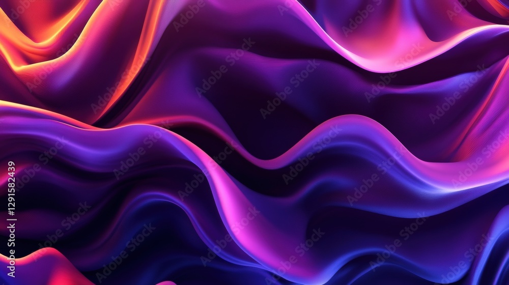 Poster colorful wavy pattern background with vibrant hues suitable for various design projects and applicat