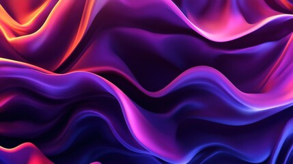 Obraz premium Colorful wavy pattern background with vibrant hues suitable for various design projects and applications