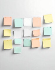Smart sticky notes with digital syncing on a white background.