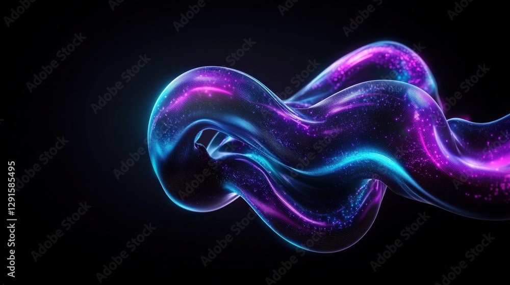 Poster abstract background featuring colorful lines and stars with a vibrant and dynamic design for creativ