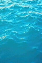Obraz premium Deep blue water with gentle ripples, serene backdrop, environment, sea, blue tone