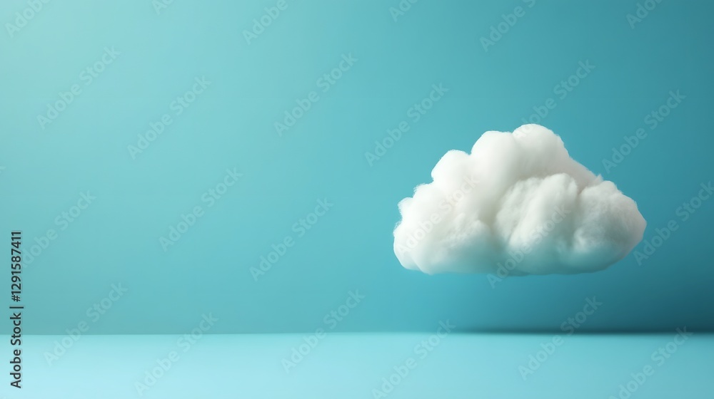 Aufkleber futuristic cloud-based data management with cutting-edge technology design