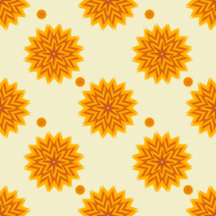 Textile design, geometric seamless pattern and for background.