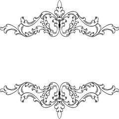 frame art ornaments line brand vector