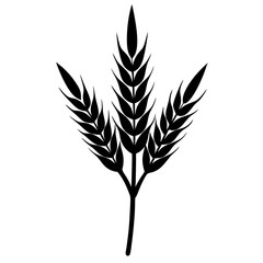 vector illustration of wheat