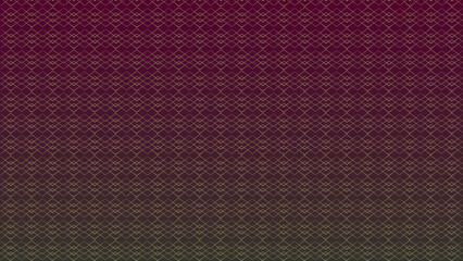 Gold diamond lattice pattern with geometric design. This premium seamless texture features delicate gold linear diamonds on a rich burgundy background that gradually transitions to darker tones.
