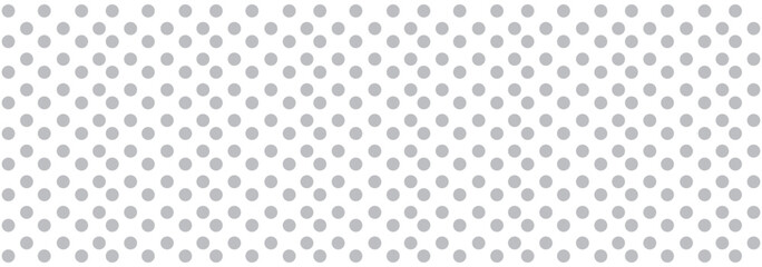 Dots pattern vector. Polka dot background. Monochrome polka dots abstract background. Dot pattern print. Panorama view. Vector illustration