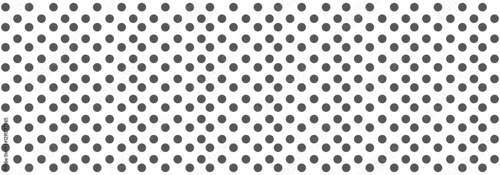 Poster black random dots on a white background. background with seamless polka dot pattern, vector black an