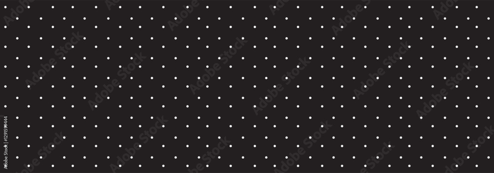 Poster black random dots on a white background. background with seamless polka dot pattern, vector black an