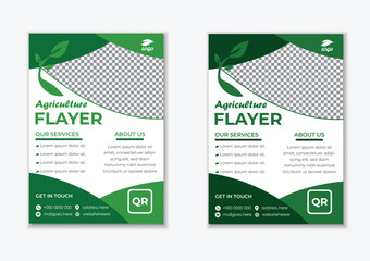 Agriculture Flayer Design Modern And Clean