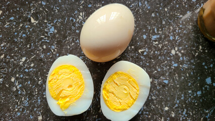 Beautiful view of eggs.