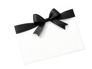 Red Gift Ribbon with Bow, Festive Template for Holidays and Celebrations, Gift concept transparent background