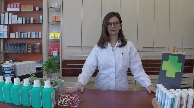 young female pharmacist 
