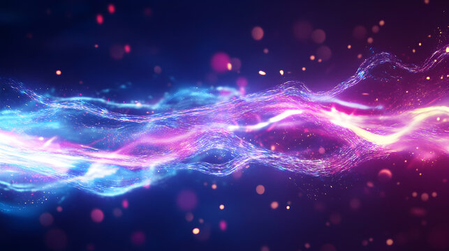 pulse vector background with glowing power surges and tech-inspired details 