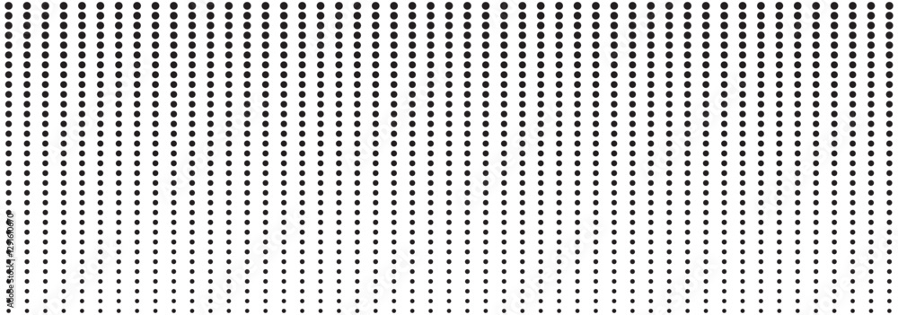 Poster black random dots on a white background. background with seamless polka dot pattern, vector black an