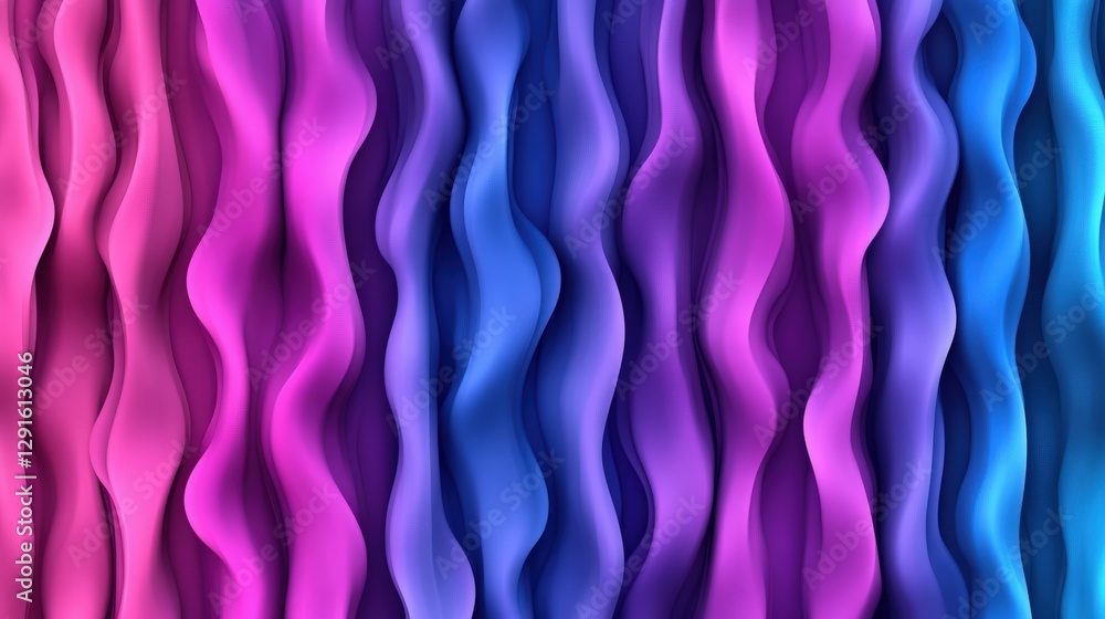 Poster abstract background featuring wavy lines with varying colors and textures for creative design projec