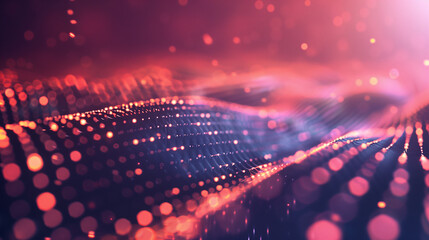 Abstract background with digital technology elements, cyber aesthetics. Ultra-sharp details, smooth gradients