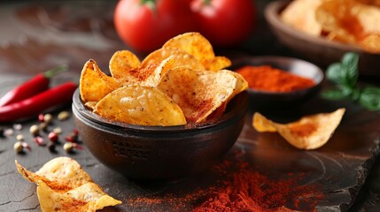 Paprika and chips 