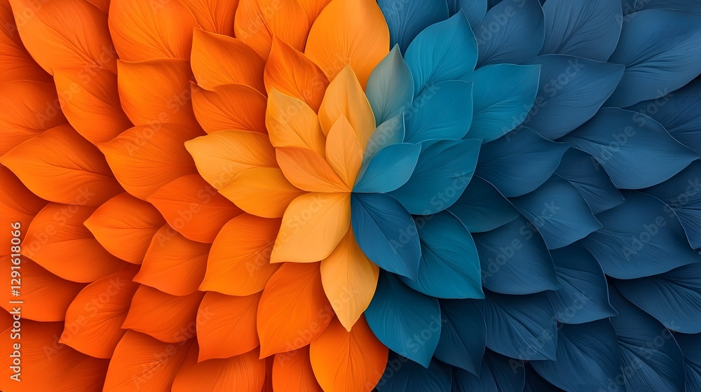 Poster intricately detailed mandala patterns with a soft glowing gradient center creating a visually captiv
