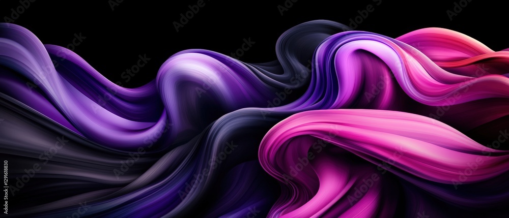 Poster abstract colorful waves background with dynamic flowing shapes and smooth gradients for design proje