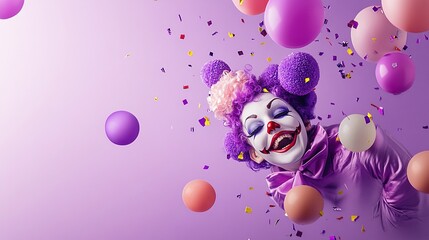 easter eggs on a dark background,April Fools Day banner,
