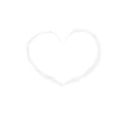 Graceful heart-shaped smoke swirls rise gently, symbolizing love and warmth. Soft white waves create a dreamy, intimate atmosphere, perfect for romantic visuals or cozy, heartfelt moments. PNG.