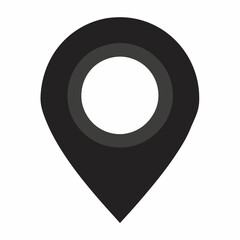 map pointer icon vector