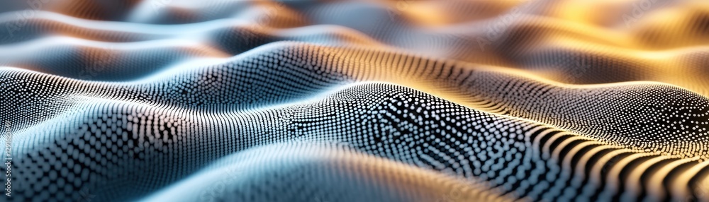 Poster close up of computer screen displaying abstract pattern with colorful photo elements