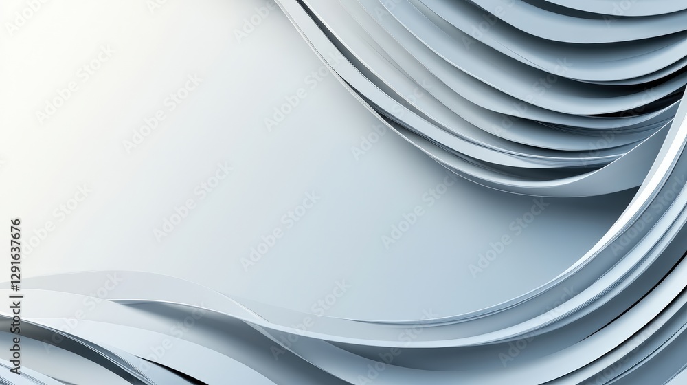 Poster abstract background featuring curved lines and shapes in a seamless pattern design for graphic use
