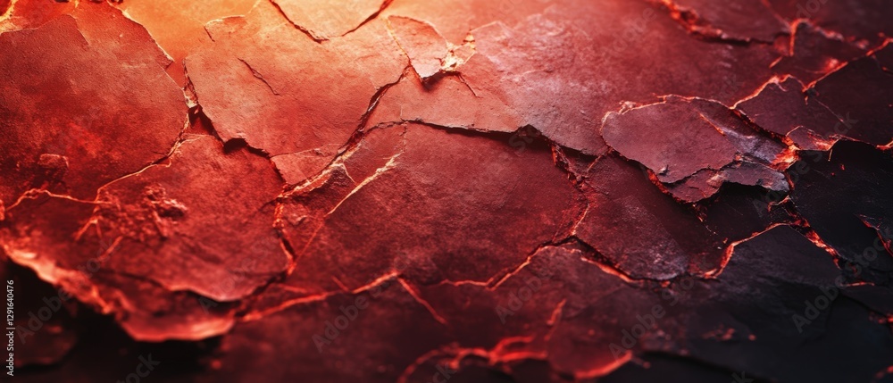 Poster close up of a piece of paper illuminated by light creating a translucent effect and shadow patterns