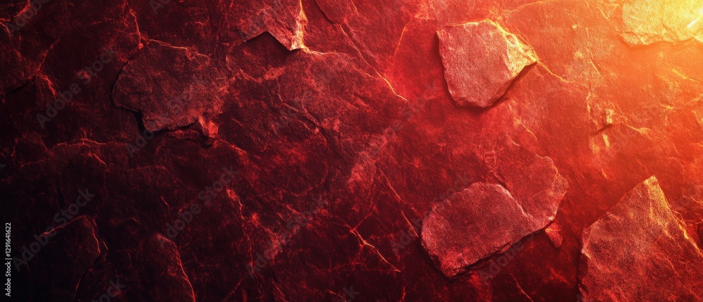 Aufkleber red and yellow abstract background with black elements for graphic design and artistic use