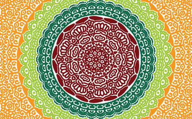 Signs and symbols. Full frame circle pattern lotus or flower mandala art design. beauty, fashion, geometry, colorful, vintage, tradition, classic, dco, cycle, full frame, style, culture of india.