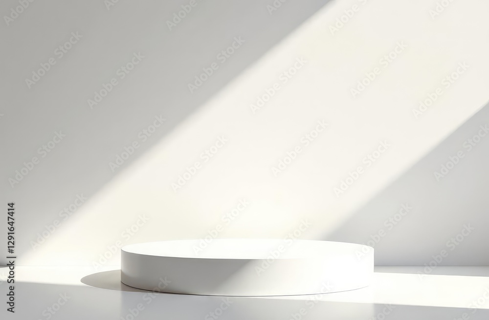 Poster minimal window shadow overlay background. product placement. minimal product placement background wi