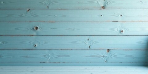Naklejka premium Serene Aqua Blue Wooden Planks A Versatile Background for Design Projects and Presentations
