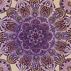 seamless floral pattern purple