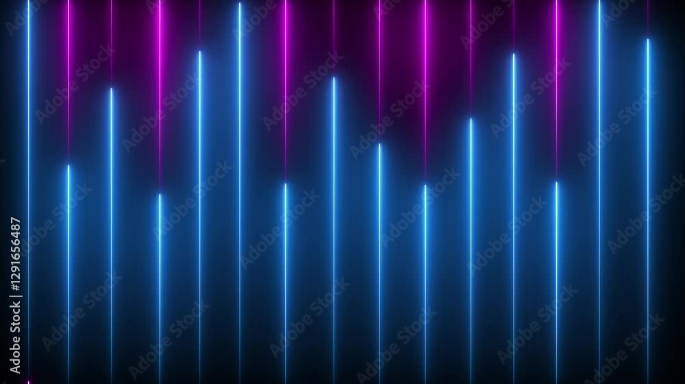 Poster lines abstract futuristic technology background. seamless loop animation black background. lasers - 